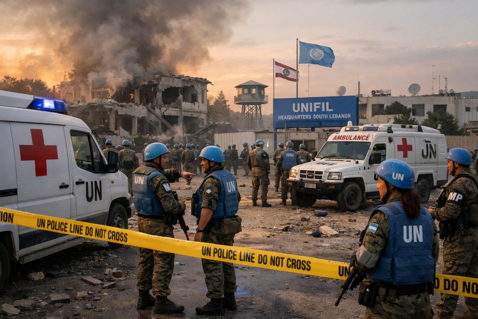 tiga prajurit tni terluka akibat ledakan di markas pbb di lebanon, situasi terkini dan langkah penanganan segera.