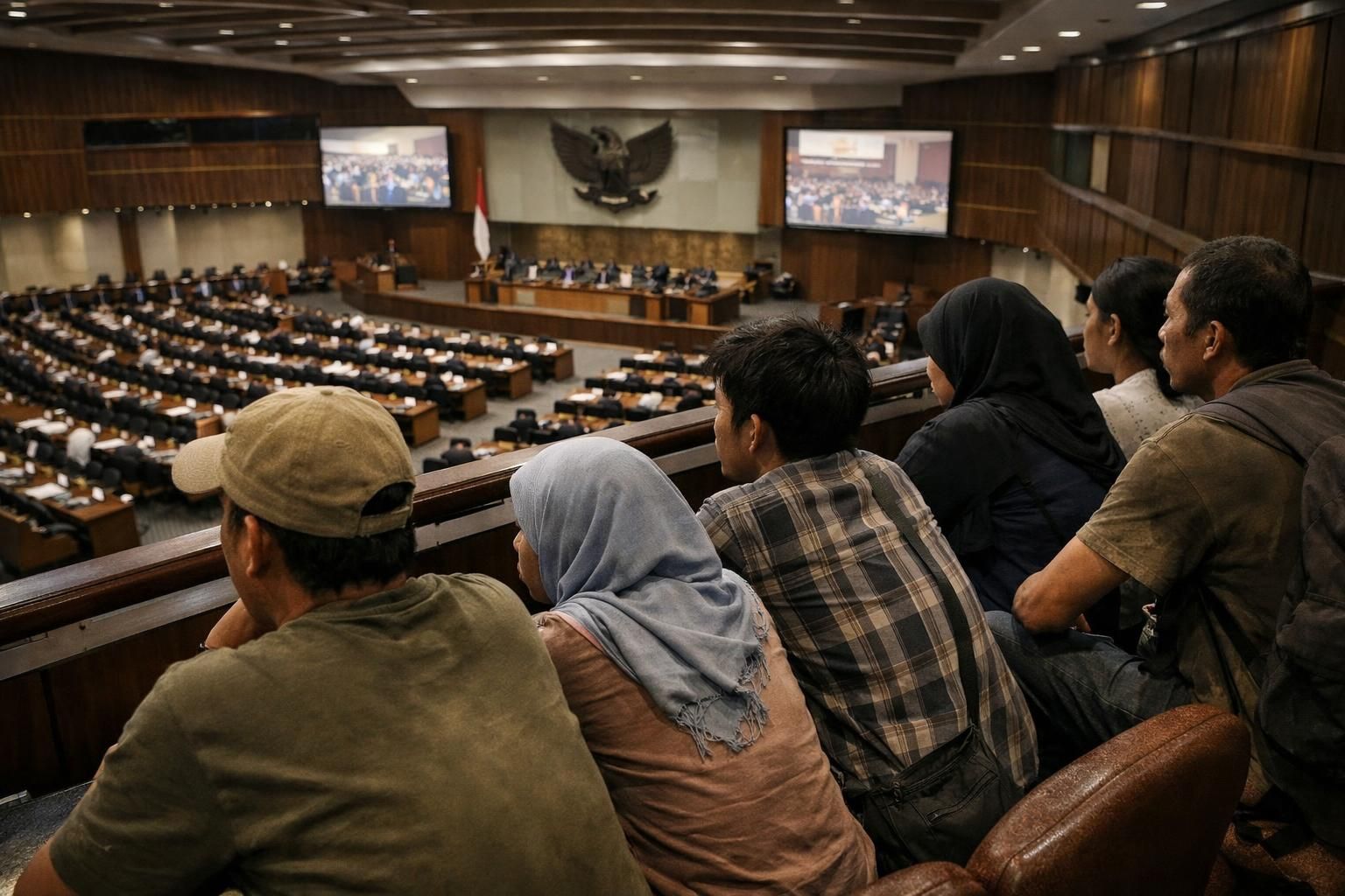 botok pati dan rekan menghadiri rapat paripurna dpr yang berlangsung di balkon pada tanggal 27 agustus - berita terbaru dan lengkap di detiknews.