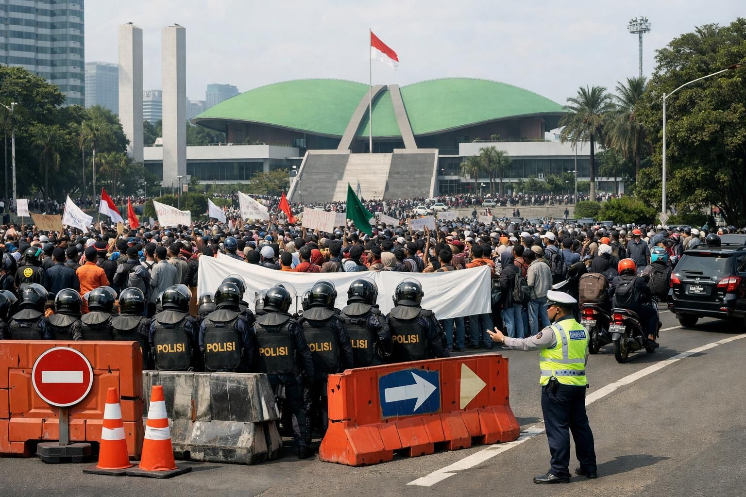informasi jadwal lengkap dan tuntutan dari empat kelompok massa dalam demo besar pada 27 agustus di dpr. ikuti perkembangan terbaru hanya di afu.id.