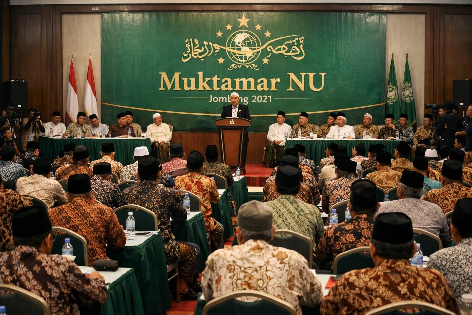laporan pertanggungjawaban kepemimpinan gus yahya resmi disahkan dalam muktamar nu yang diadakan oleh cnn indonesia, menampilkan evaluasi dan pencapaian penting selama masa jabatan.