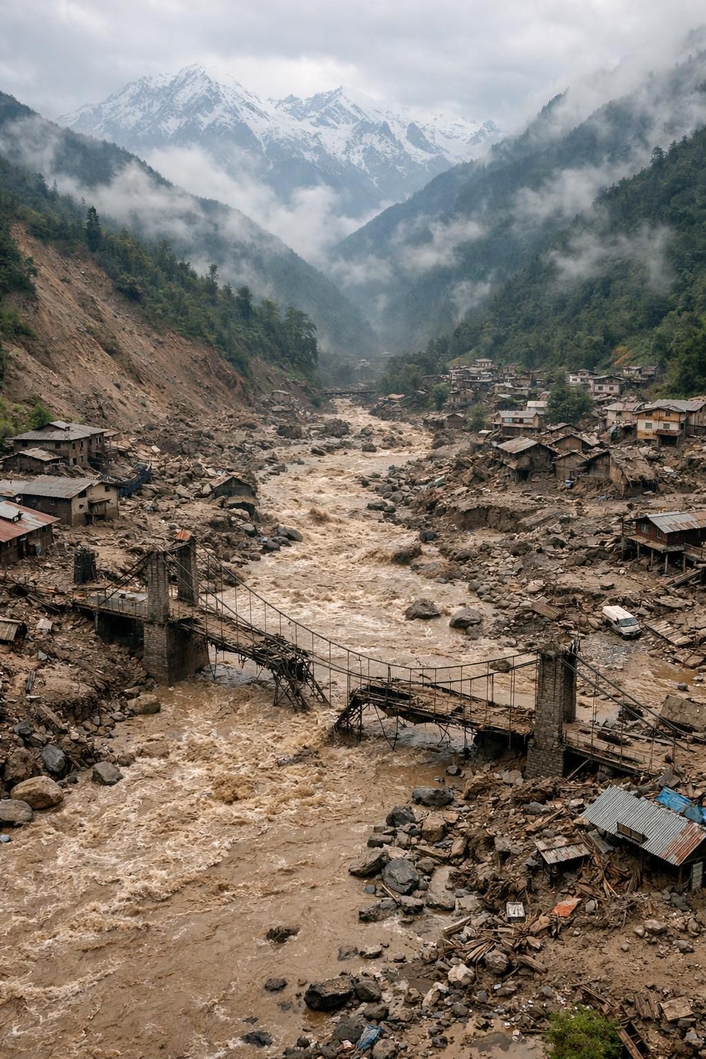 nikmati pemandangan menakjubkan nepal dari atas yang menyentuh hati setelah terjangan banjir bandang dan longsor. saksikan kekuatan alam dan upaya pemulihan yang menginspirasi.