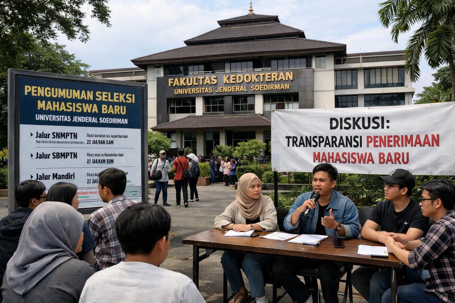 rektor unsoed membuka 73 kuota khusus bagi calon mahasiswa baru yang orang tuanya menjadi korban pungli, memberikan kesempatan belajar yang lebih adil dan mendukung perjuangan melawan praktik pungli.