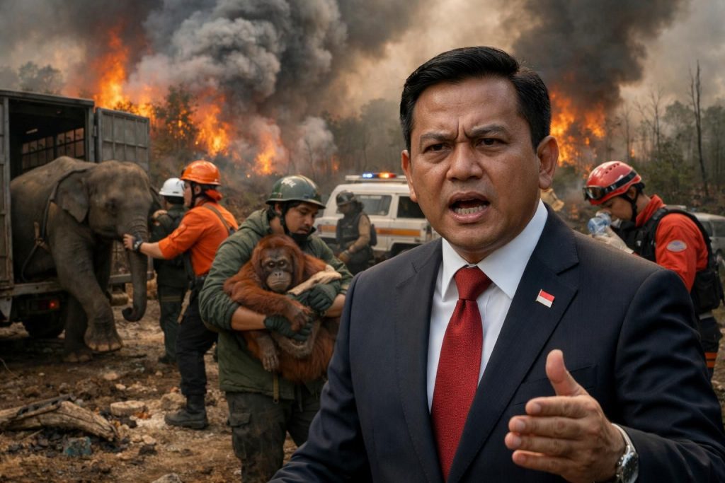 anggota dpr mendesak percepatan evakuasi satwa untuk mencegah kematian akibat kebakaran hutan dan lahan (karhutla) yang semakin parah.